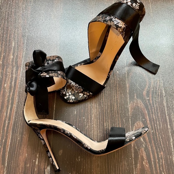 Gianvito Rossi Issa floral jacquard sandals - Picture 3 of 6